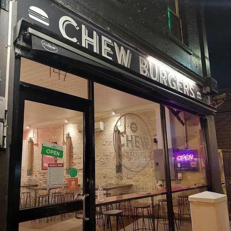 Chew Burger Outside Area